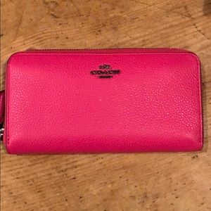 Coach Bright Fuchsia wallet NWT